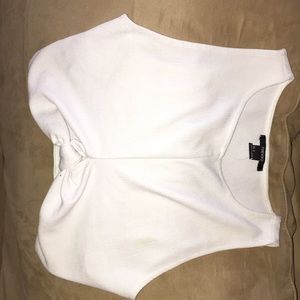 Crop top white small